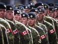 Members of the Canadian Armed Forces in 2016.