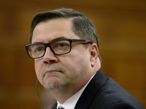 Daniel Jean, national security adviser to the prime minister, prepares to appear at a Commons national security committee on Parliament Hill in Ottawa on Monday, April 16, 2018.