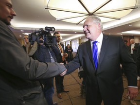 Doug Ford in Toronto last week.