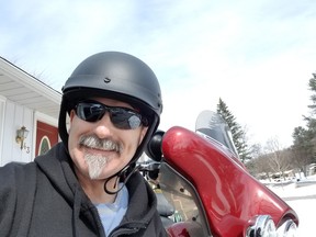 Don Harris is a longtime volunteer at the Ottawa Telus Motorcycle Ride for Dad.