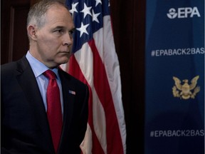 Environmental Protection Agency Administrator Scott Pruitt.