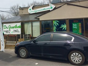 The Ottawa police drug squad executed a search warrant at Dr. Greenthumb marijuana dispensary on April 24, 2018. It was the linked to raids on four other sites in Ottawa and Gatineau on the same day.
