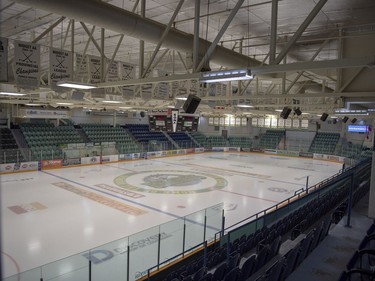 Elgar Petersen Arena, home of the Humboldt Broncos, is shown in Humboldt, Sask., on Saturday, April 7, 2018. For many of the young hockey players involved in a crash with the Humboldt Broncos' team bus, the small Saskatchewan town was a home very far away from home.