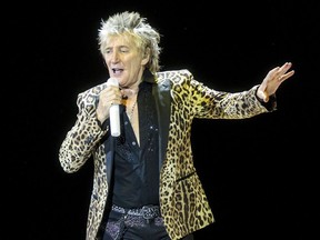 Rod Stewart, seen here during a concert in Hungary in January, performed in Ottawa on Good Friday, marking his first stop in Canada's capital in more than a decade. Balazs Mohai/MTI via AP
