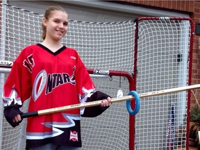 Gloucester-Cumberland Devils' U14 player Emma Flynn-Mantyla was forced to stop playing ringette, after being diagnosed with leukemia.
Martin Cleary photo