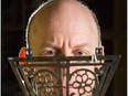 David Pantalony, curator of physical sciences and medicine at the Canada Science and Technology Museum with a circa 15th century level from a collection of centuries-old builders' instruments from the eastern Mediterranean.