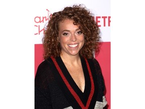FILE - In this March 24, 2018 file photo, Michelle Wolf arrives at the 6th Annual Hilarity For Charity Los Angeles Variety Show at the Hollywood Palladium n Los Angeles. White House aides, reporters and other famous-for-Washington types are set to gather without President Donald Trump to toast press freedom. It's the second White House Correspondents' Association dinner in a row without Trump. Wolf is on tap to deliver what's traditionally been a roast of the administration and the press.
