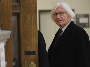 Lawyer for actor and comedian Bill Cosby, Tom Mesereau, arrives for Cosby's sexual assault retrial at the Montgomery County Courthouse in Norristown, Pa., on Tuesday, April 10, 2018.