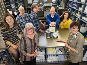 Randall's Decor is celebrating its 70th Anniversary. Lee Martin gathers with some of his staff (front row from left) Cindy Desjardins, Lynne Hornbrook, Jo-Ann Ouellette, (in back row from left) Murray Dean, Lee Martin, Gord Lee, and Sarah Kitney.