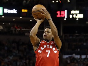 The Toronto Raptors' Kyle Lowry.