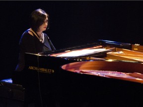 MONTREAL, QUE.: JULY 02, 2012 -- Renee Rosnes plays the piano during a duo concert with pianist Bill Charlap as part of the Montreal International Jazz festival on Monday, July 02  2012. (THE GAZETTE / Tijana Martin) ORG XMIT: POS2015042115285141