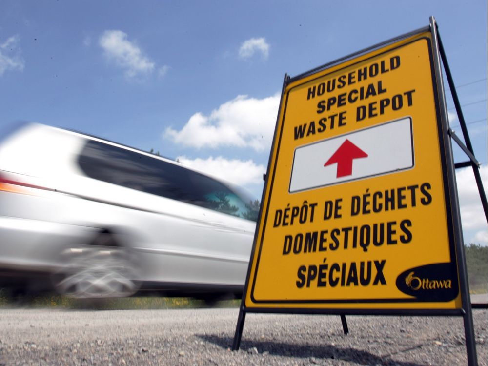 Ottawa's first household hazardous waste depot of 2018 set for Sunday