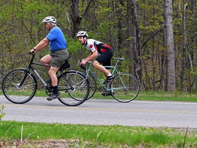 With a flick of a switch, Pedal Easy riders can engage the bike’s motor for a little assistance while going up hills.