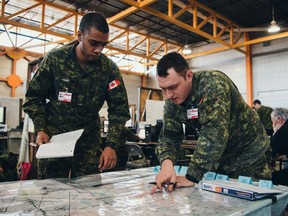 Unified Resolve, a simulated Army training exercise, was held at Canadian Forces Base Valcartier in February.