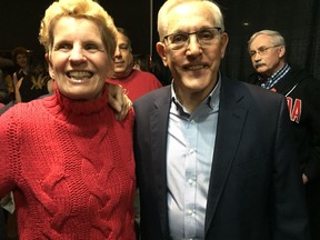 Premier Kathleen Wynne attends Bob Chiarelli's nomination meeting for re-election in Ottawa West Nepean riding on Saturday, April 7, 2018. Gary Dimmock/ Postmedia