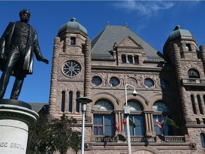 Queen's Park, home of the Ontario Legislature. Dave Abel/Toronto Sun/Postmedia Network