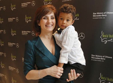 Angela Donatucci and her son Matteo.