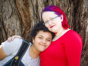 Kiara Whitney and her mom, Shannon Whitney.