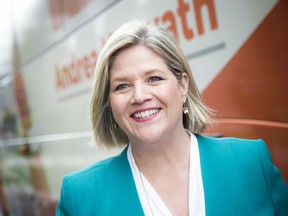 NDP leader Andrea Horwath made a campaign stop in Ottawa Sunday May 20, 2018.