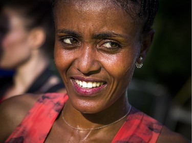 Alia Mohammed was the top woman to finish the 10K race Saturday May 26, 2018 at Ottawa Race Weekend.