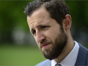 Journalist Ben Makuch of Vice Media arrives to the Supreme Court of Canada in Ottawa on Wednesday, May 23, 2018.