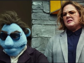 No Sesame. All Street. THE HAPPYTIME MURDERS is a filthy comedy set in the underbelly of Los Angeles where puppets and humans coexist. Two clashing detectives with a shared secret, one human (Melissa McCarthy) and one puppet, are forced to work together again to solve the brutal murders of the former cast of a beloved classic puppet television show.