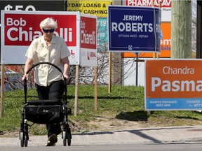 They're off: Do you know who your local candidate is? (Julie Oliver/ Postmedia)