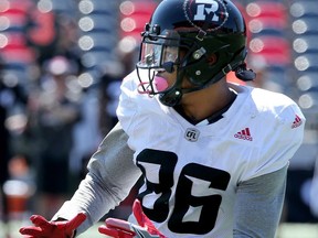 The Redblacks signed receiver Chance Allen after he attended an open tryout in Houston. Julie Oliver/Postmedia