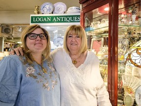 Dee Legault and her daughter, Sarah Woods, operate Logan Antiques on Bank Street in Ottawa.
