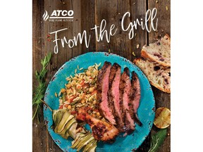 Cover of ATCO Blue Flame Kitchen Grill cookbook for May 23, 2018