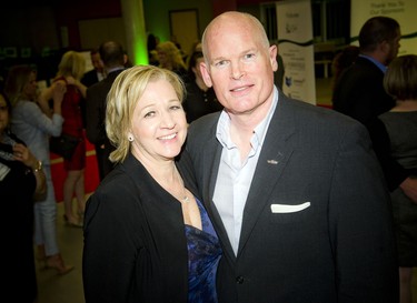 Peggy Austen, acting director of Algonquin College Foundation, and Jim Kyte, dean of Algonquin College’s School of Hospitality and Tourism.