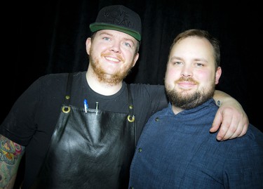 Riviera's chef Jordan Holley and E18hteen's chef Dave Godsoe.