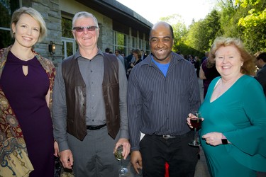 Citizen Advocacy Ottawa social worker Sari Musta-White, Darwin Gould and his match Robert Henry, along with Maria Redpath, the community engagement coordinator with Citizen Advocacy Ottawa.