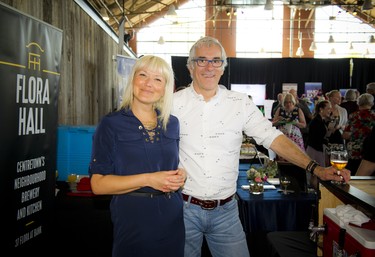 Alli O'Callaghan, general manager of Flora Hall, and Dave Longbottom, owner of Flora Hall.