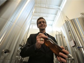 Dooma Wendschuh, chief executive of Province Brands of Canada, the company that is researching how to make what is says is the world's first beer brewed from cannabis. It plans to sell the beer under the labels Cambridge Bay and Dagga (a slang term for marijuana used in Africa).