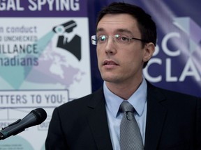 Josh Paterson, executive director of the B.C. Civil Liberties Association, on Oct. 22, 2013.