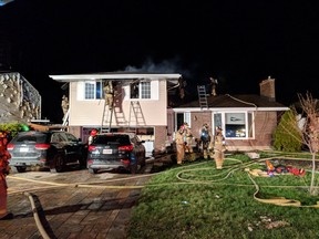 A family of four was displaced after a fire on Fontenay Crescent in South Keys late Tuesday, May 1.