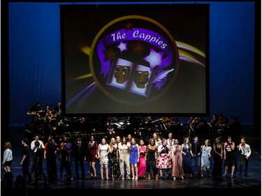 The Cappies Chorus performs a musical number, during the annual Cappies Gala awards, held at the National Arts Centre, on May 27, 2018, in Ottawa, Ont.  (Jana Chytilova / Postmedia Network)   ORG XMIT: JACH3113