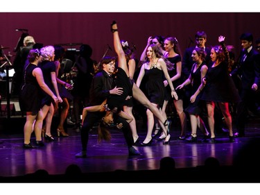 The Cappies Chorus performs a musical number, during the annual Cappies Gala awards, held at the National Arts Centre, on May 27, 2018, in Ottawa, Ont.  (Jana Chytilova / Postmedia Network)   ORG XMIT: JACH3642