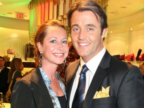 Ben Mulroney and wife Jessica (Associazione Nazionale Calzaturieri Italiani).