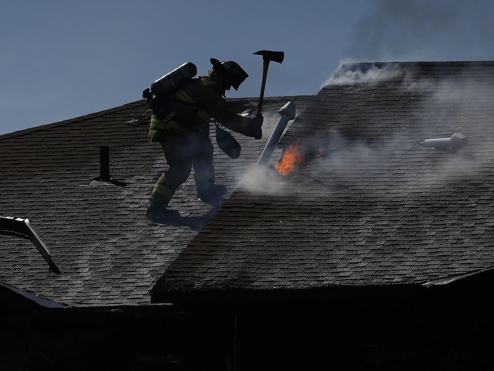 Thank God we re all OK At least dozen displaced after townhouse