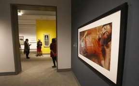 Ann Thomas, curator of the exhibition and interim Chief Curator of the National Gallery of Canada during a media preview for The Extended Moment: Fifty Years of Collecting Photographs, Wednesday May 2, 2018.   Tony Caldwell