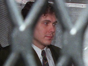 Paul Bernardo — behind bars.