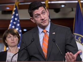 House Speaker Paul Ryan says the procedural rules of U.S. trade law require a text this week in order for there to be a vote by the time the current Congress wraps up in December.