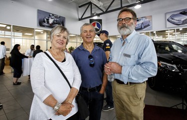 From left, Carolyn Correia, Mario Correia and Martin Petersons.