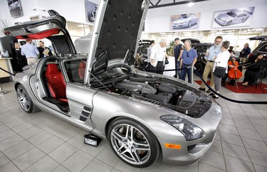 Guests had the opportunity to admire both classic Mercedes-Benz cars and the newest AMG performance models.