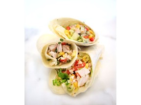 Ranch Turkey Wraps for ATCO Blue Flame Kitchen for May 9, 2018; image supplied by ATCO Blue Flame Kitchen