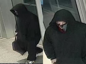 Ottawa Police have released two photos of a suspect in a pharmacy robbery.