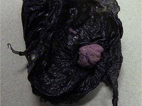 A purple putty-like substance seized in early May contains heroin and fentanyl, Ottawa police say.