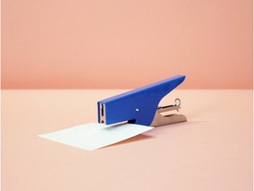 A stapler.